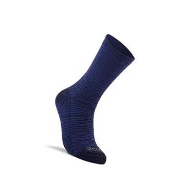 Men's Ecco Casual Short Crew Socks Blue | USA 826LIS